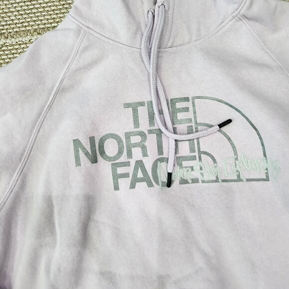 The north face light purple women's size large pullover hoodie - Picture 5 of 9